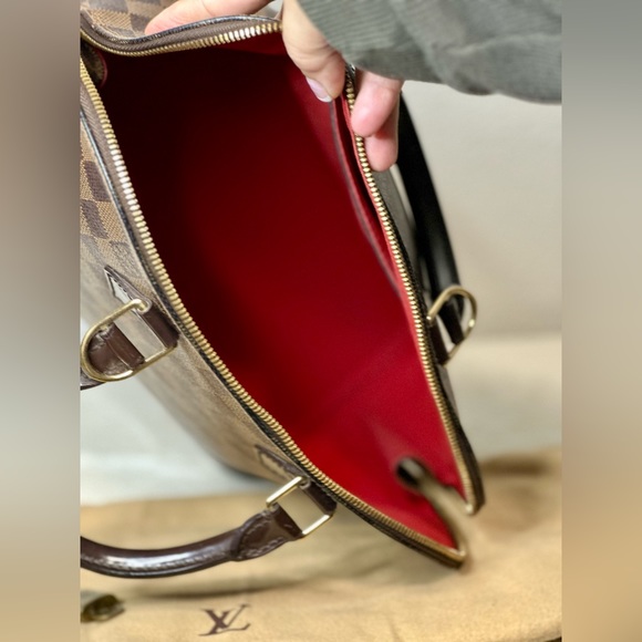 Authentic Louis Vuitton Damier Ebene Alma PM Hand Bag - Picture 7 of 9